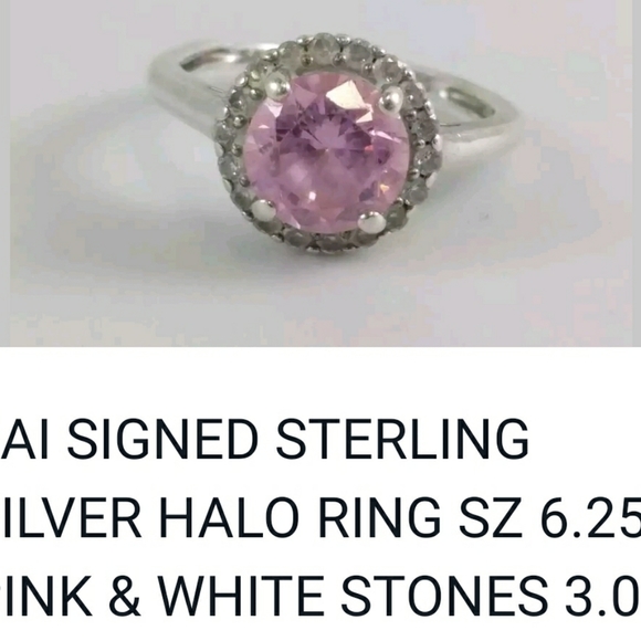 SAI SIGNED .925 SOLID STERLING SILVER RING - Picture 4 of 6